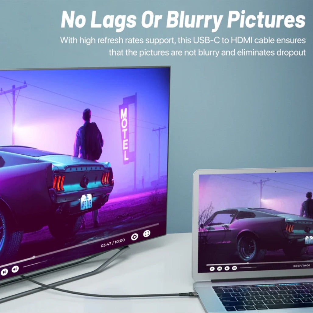 Promate MediaCord-8K 8K CrystalClarity™ USB-C to HDMI® Cable