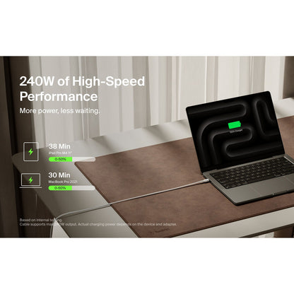 Belkin BoostCharge Pro USB-C to USB-C Braided Cable 240W