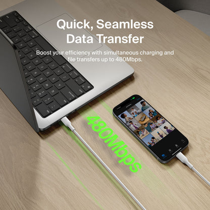 Belkin BoostCharge Pro USB-C to USB-C Braided Cable 240W