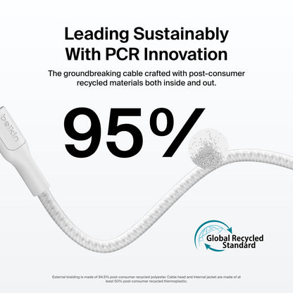Belkin BoostCharge Pro USB-C to USB-C Braided Cable 240W