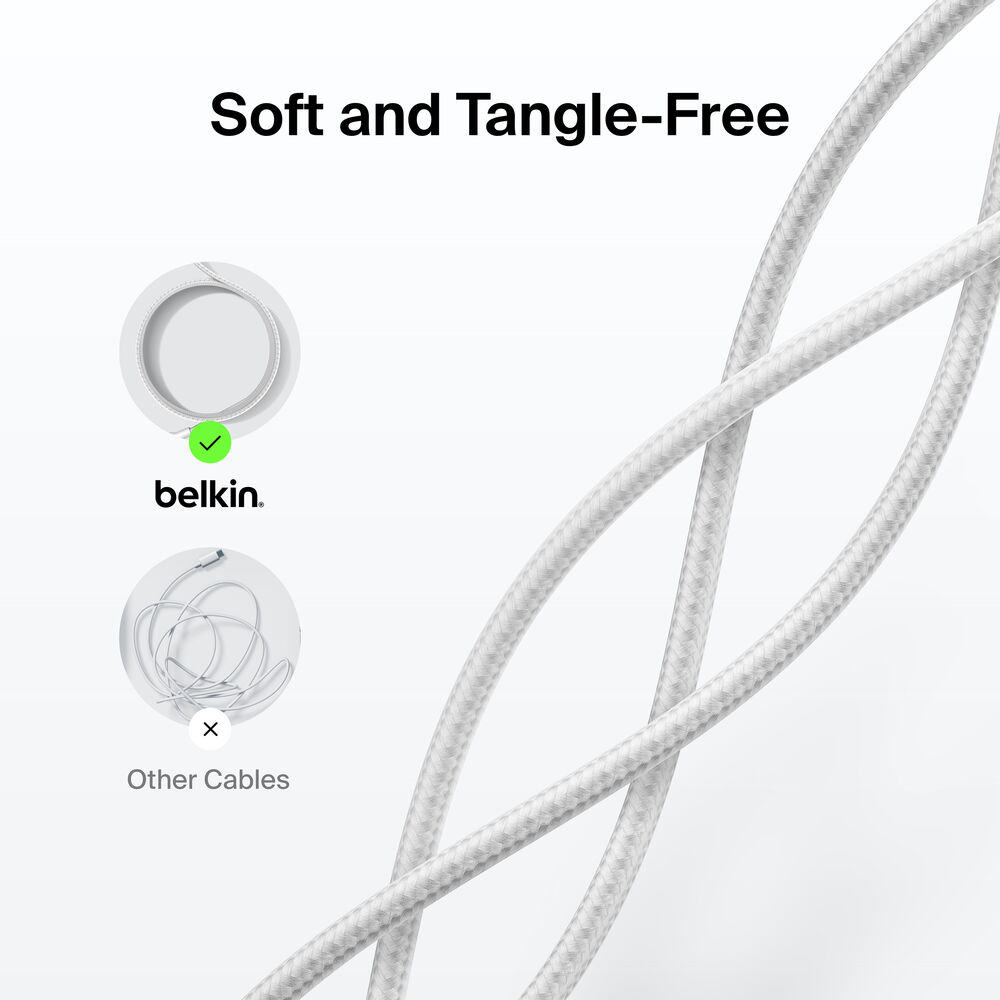 Belkin BoostCharge Pro USB-C to USB-C Braided Cable 240W