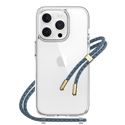 SwitchEasy Play Lanyard Shockproof Clear Case for iPhone 15 Pro/ Pro Max