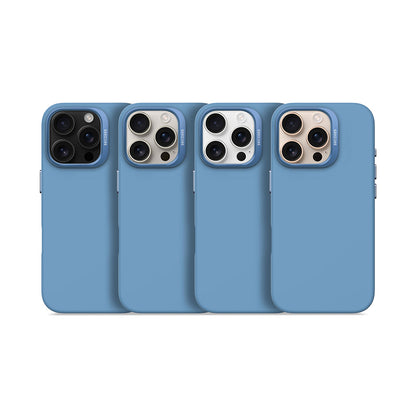 Decoded Silicone Case For iPhone 16/15 Series - Air Blue