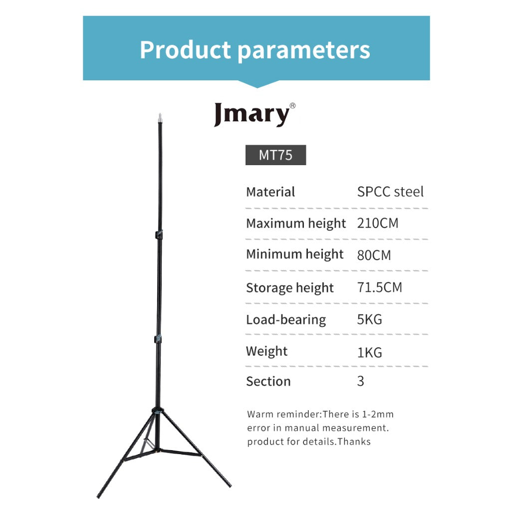 Jmary Mt-75 Light Stand and Tripod