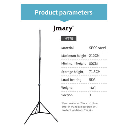 Jmary Mt-75 Light Stand and Tripod
