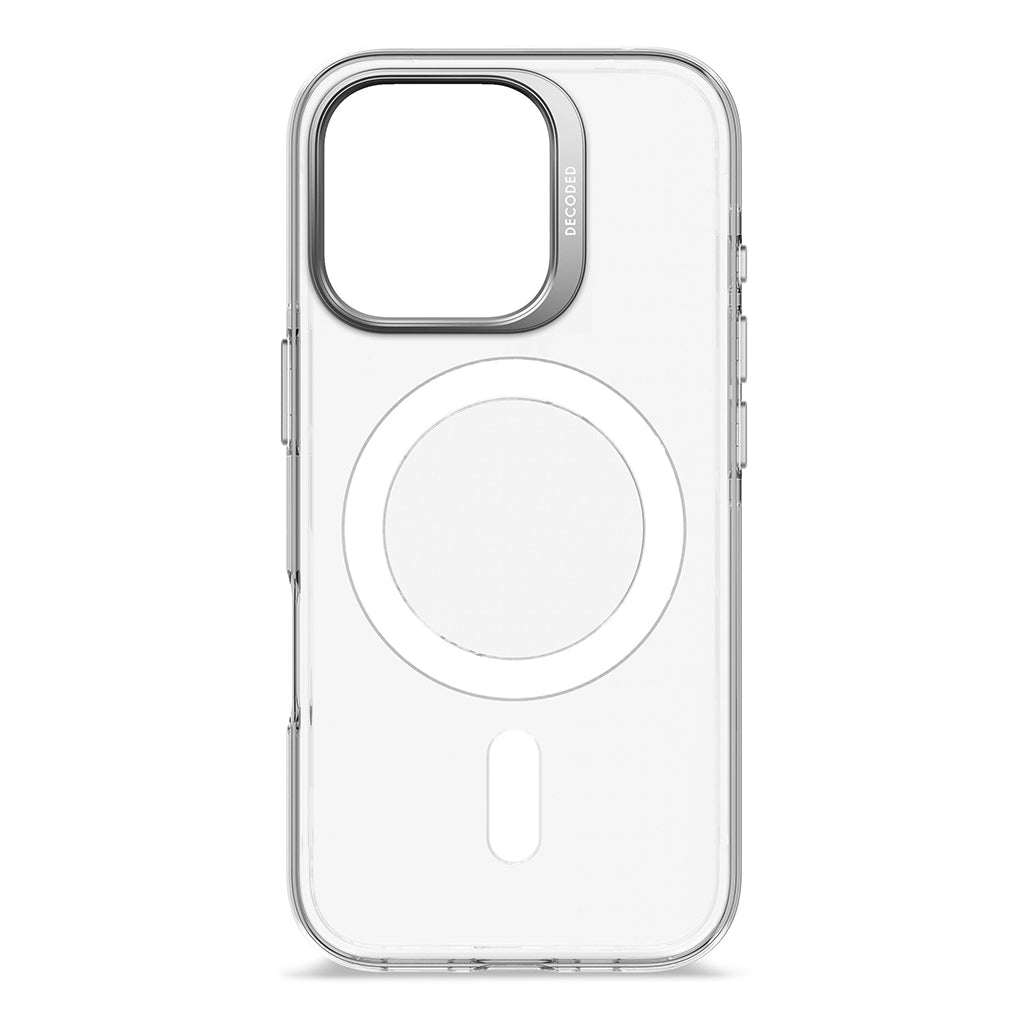 Decoded Clear Case for iPhone 17/ 16/ 15 and iPhone Air – MagSafe Compatible, 4m Drop Protection