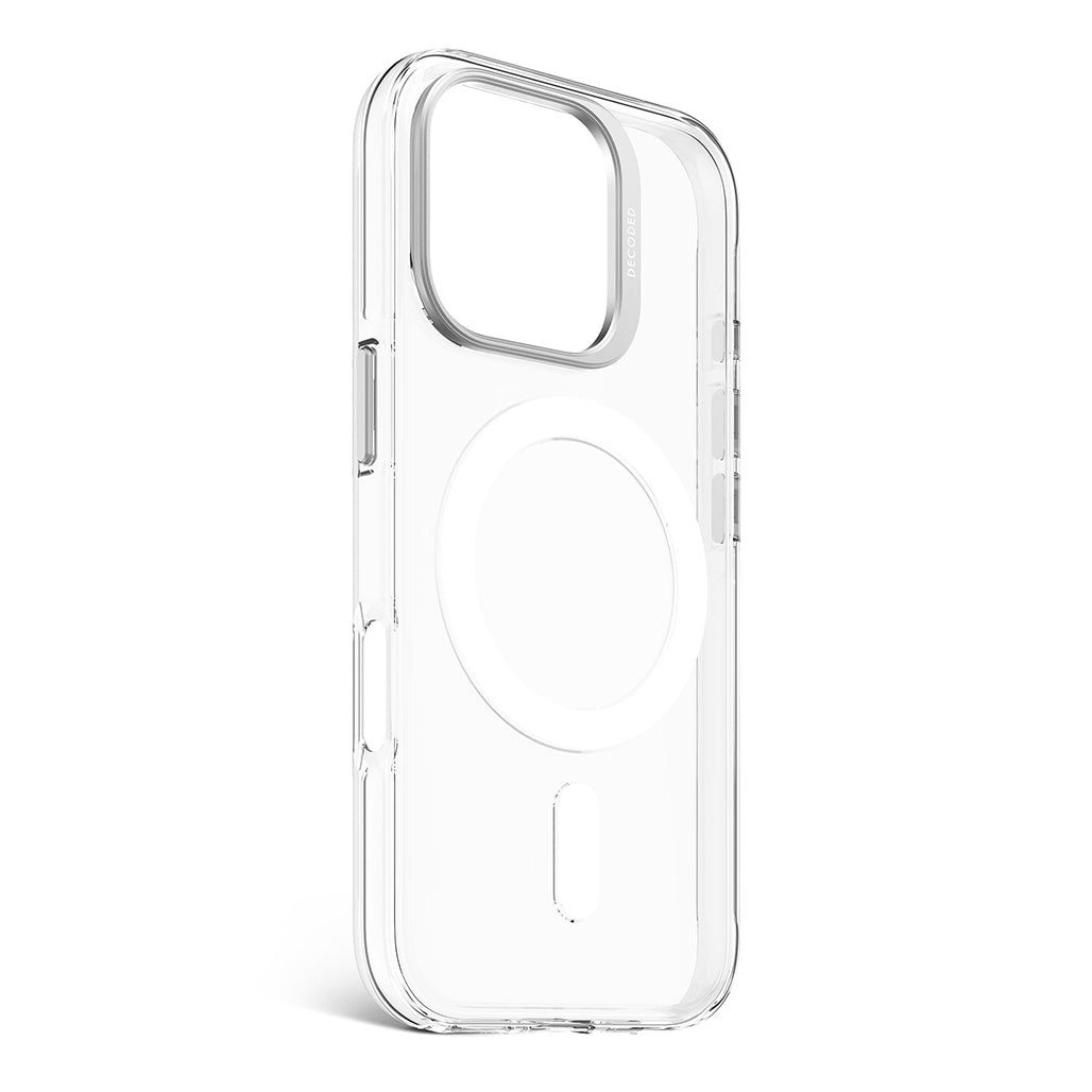 Decoded Clear Case for iPhone 17/ 16/ 15 and iPhone Air – MagSafe Compatible, 4m Drop Protection
