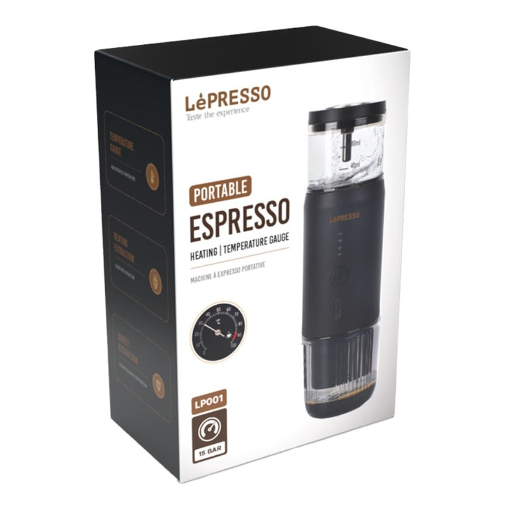 LePresso Portable Espresso Machine - LPCFFM0001-BK