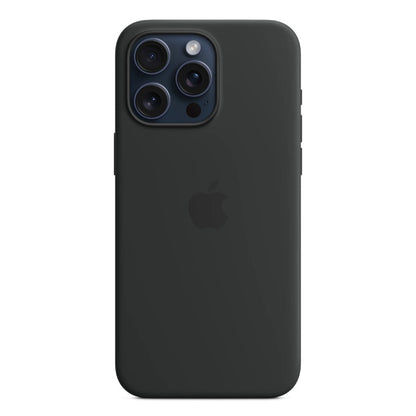 Apple iPhone 15 Pro Max Silicone Case with MagSafe - Black - IC