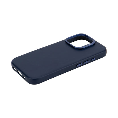Decoded Leather Case for iPhone 17/16/15 Series - Navy