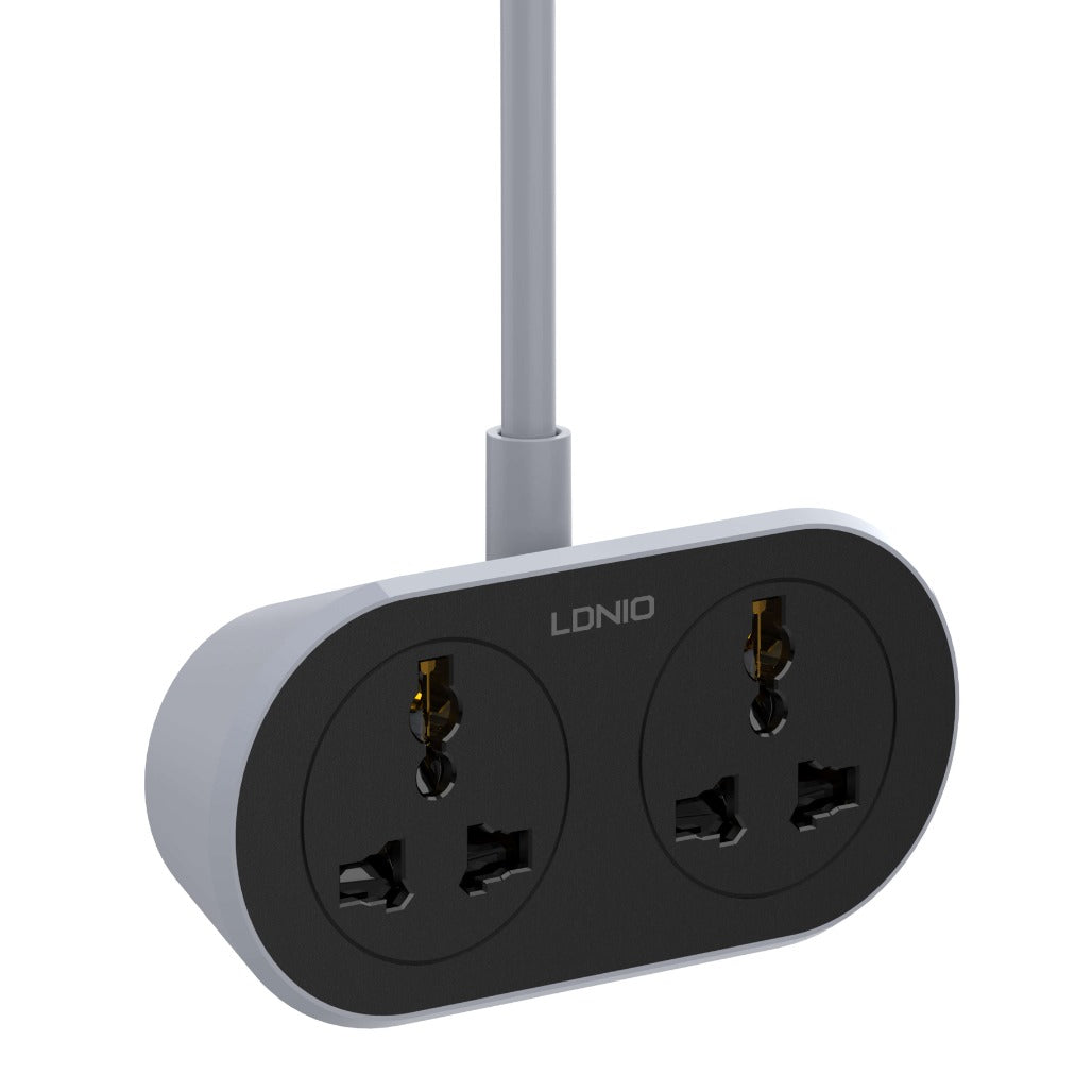LDNIO 2 AC Outlet Universal Extension Power Socket 10M - SC2018-10M
