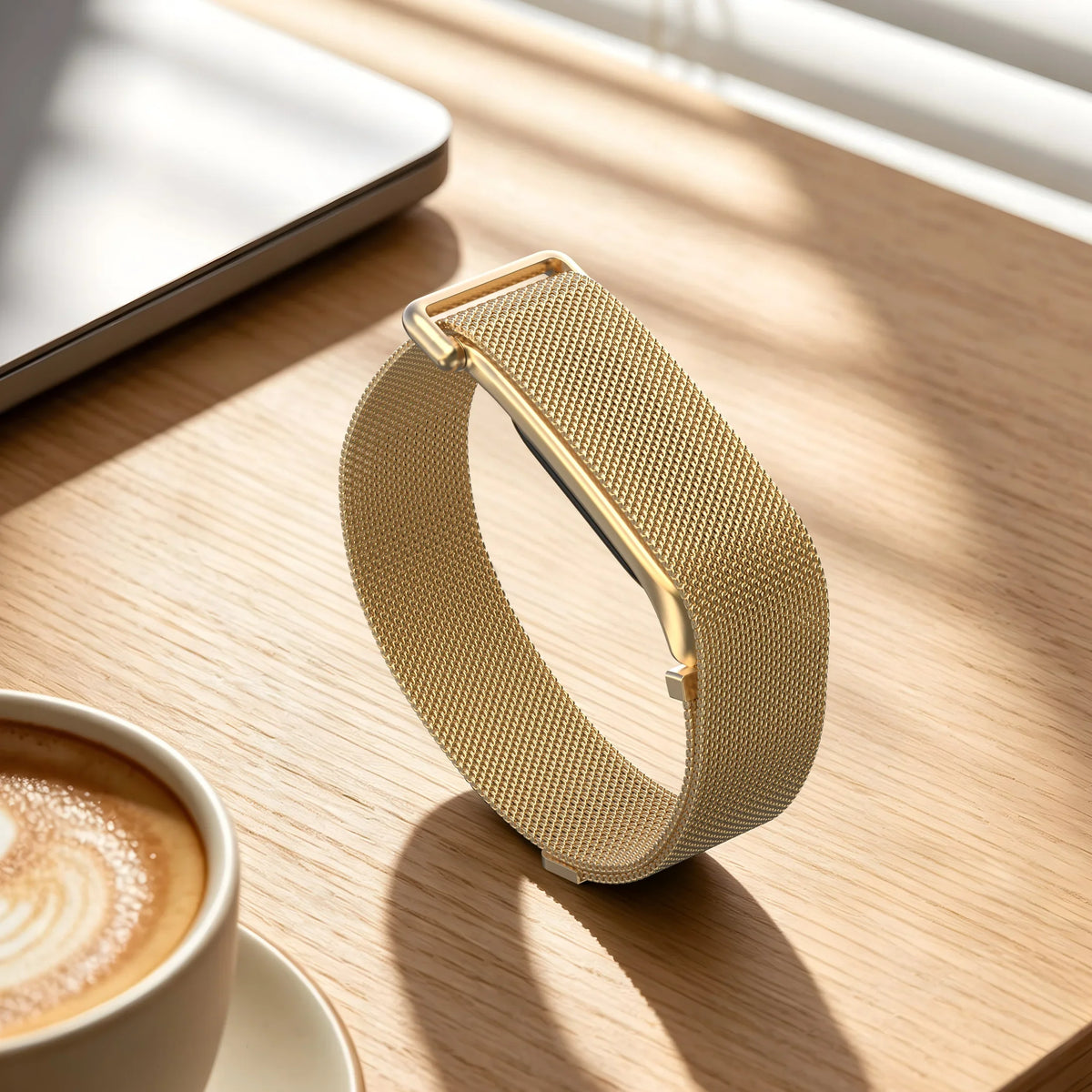 FitStraps Fitbit Air Milanese Mesh Strap – Magnetic Closure
