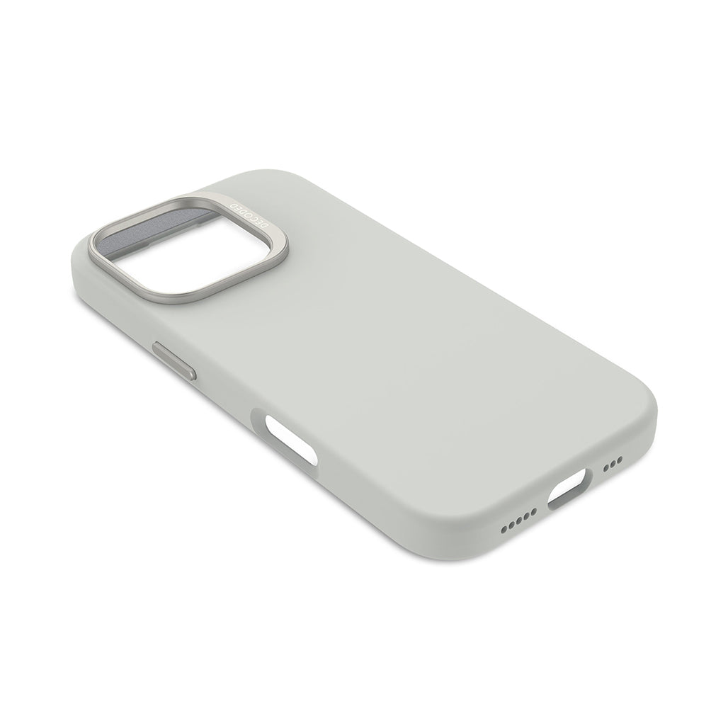 Decoded Silicone Case iPhone 16/15 Series - Stone Gray