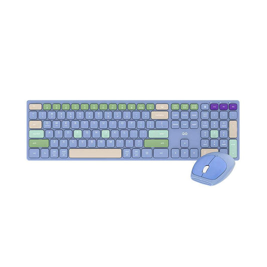 Yesido KB19 POP Blue Wireless Combo - Arabic Edition