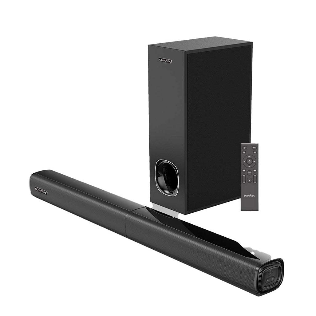 Porodo Soundtec 2.1CH Detachable Bluetooth Surround Soundbar System 100W