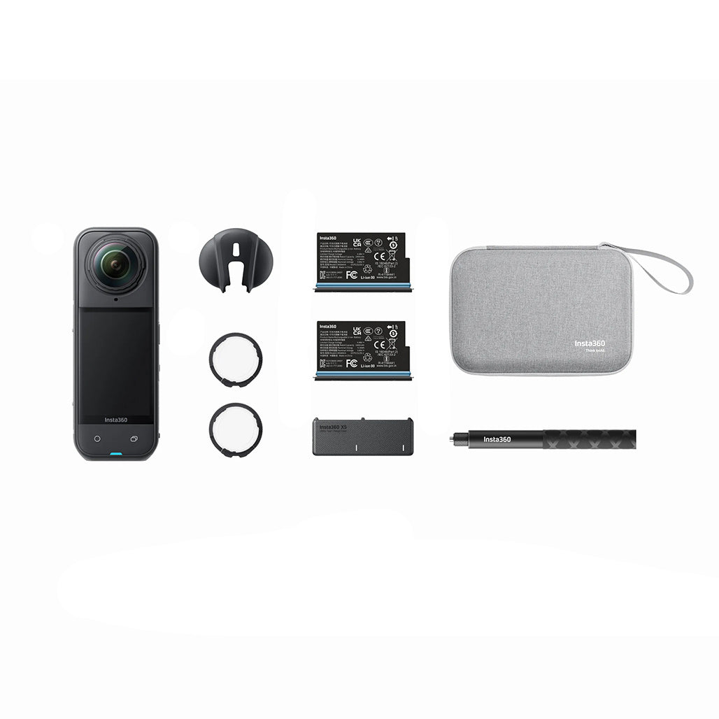 Insta360 X5 360 8K Camera - 8K30 360˚ PureVideo