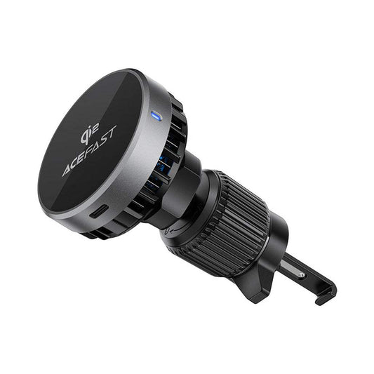 Acefast D40 MagSafe Fast Qi2 Wireless Charger and Car Holder for Air Vent With Cooling Fan