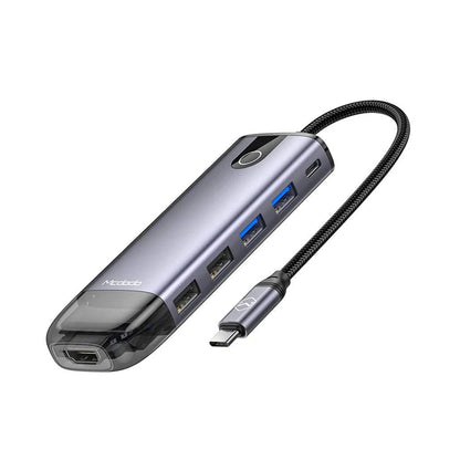 Mcdodo HU-7420 10-in-1 USB-C Hub with HDMI, VGA, LAN, PD, and Card Reader