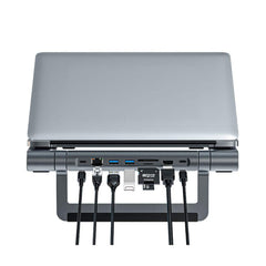 ACEFAST E5 Plus Laptop Stand With 8 Ports Hub