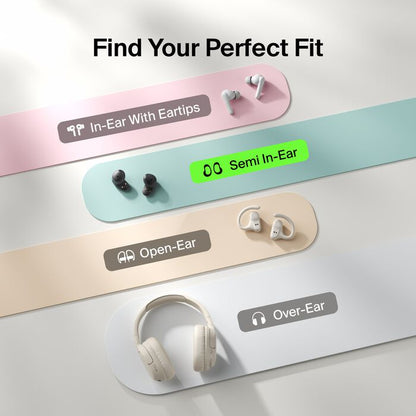 Belkin SoundForm Anywhere True Wireless Earbuds - Black