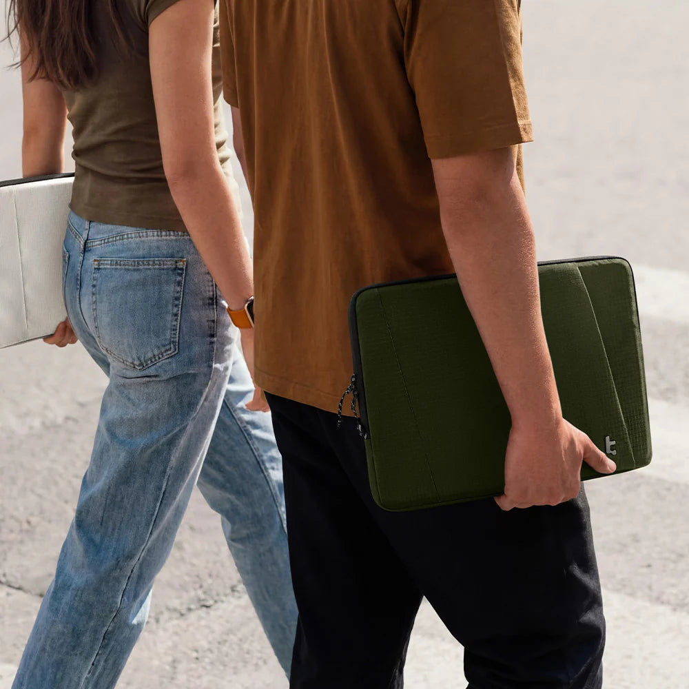 Tomtoc Essence-A35 Protective Laptop Sleeve for 14 inch New MacBook Pro - Green