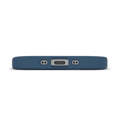 Zagg Manhattan Snap for MagSafe Slim Phone Case for iPhone Air - Ocean Abyss Blue