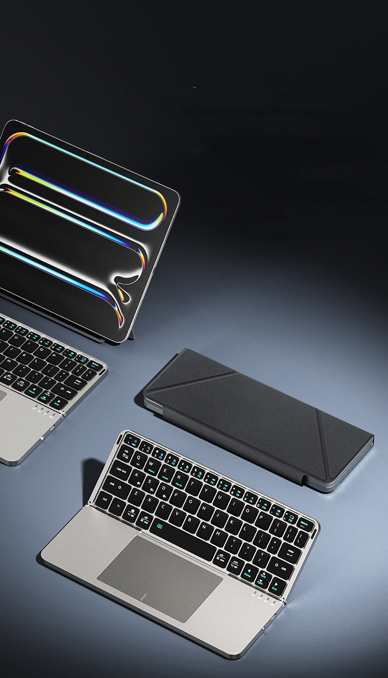 Ibox 11 USB-C Portable Mini Wireless Keyboard with Touchpad