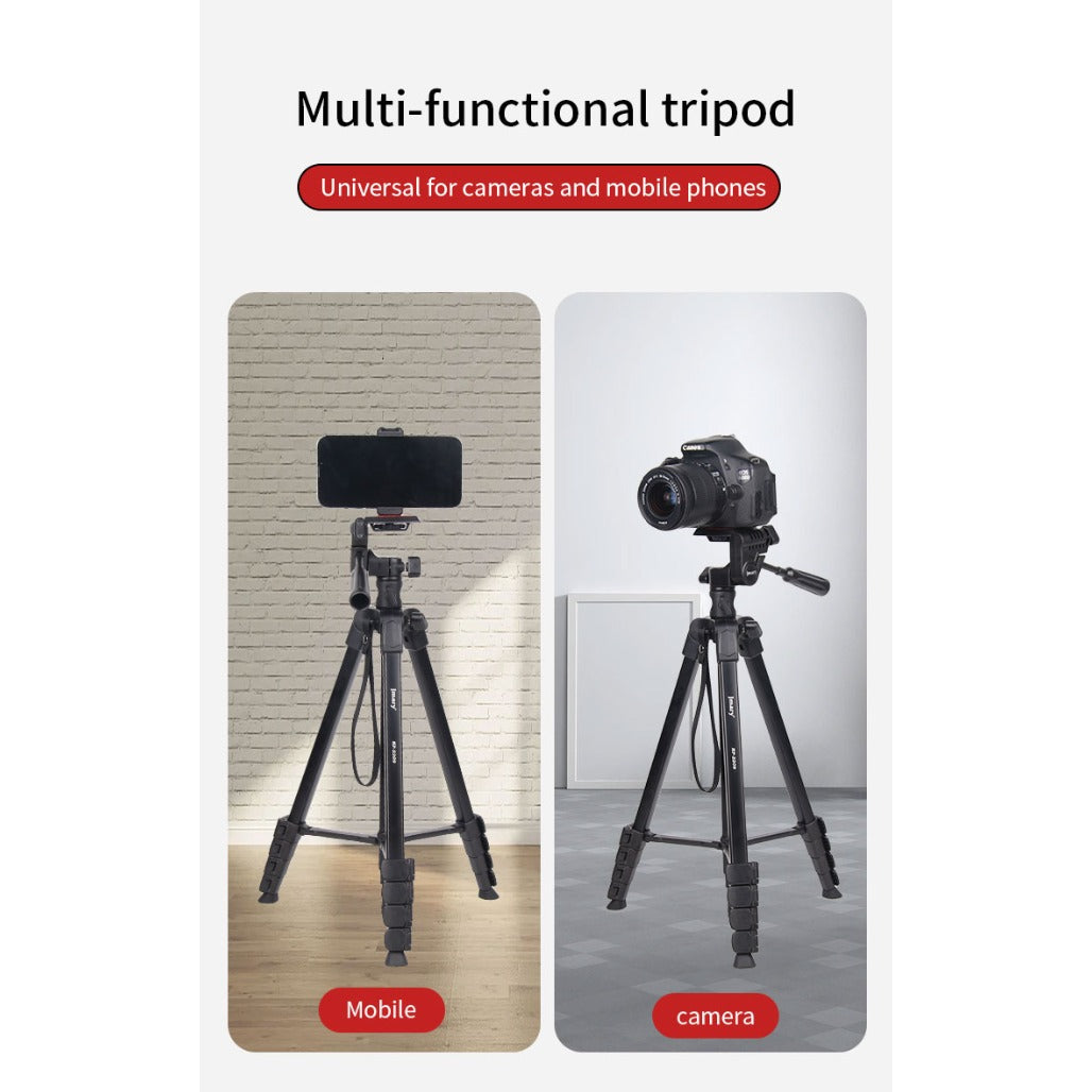 Jmary KP-2209 1.7M Horizontal Axis Tripod for Camera & Mobile - 20 Pieces
