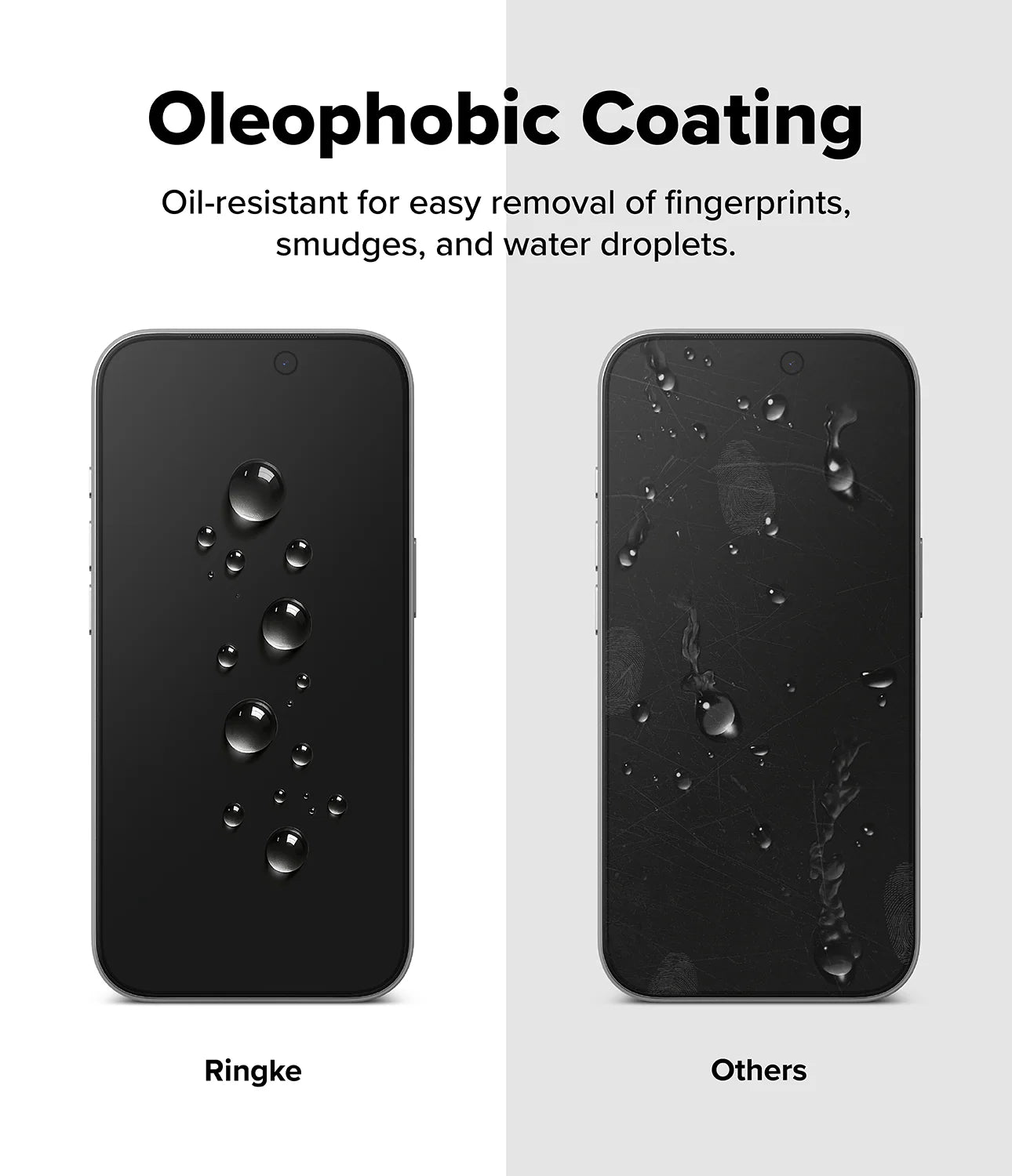Ringke iPhone 17 Pro Screen Protector - Easy Slide Privacy Tempered Glass