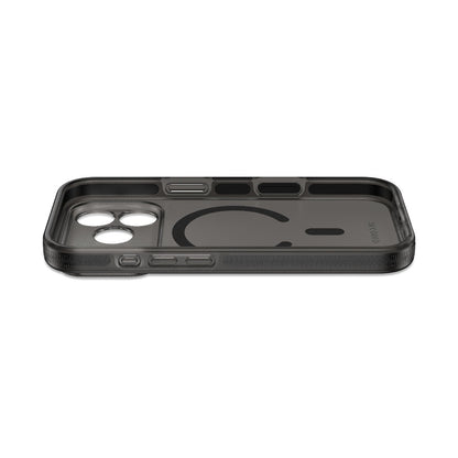 Decoded DropTec Clear Case - Frosted Black - iPhone 18 Pro/18 Pro Max