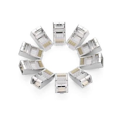 UGREEN 20333 RJ45 Cat6 Shielded Connector Plug (10-Piece Set)