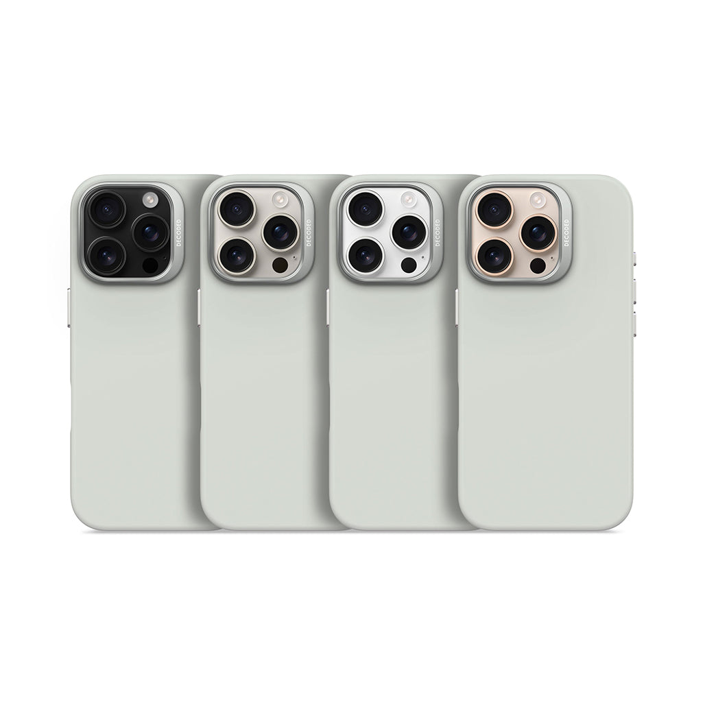 Decoded Silicone Case iPhone 16/15 Series - Stone Gray