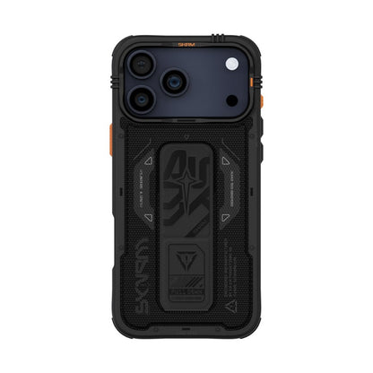 Skinarma PHANTOM Mag-Charge for iPhone 17 Pro / 17 Pro Max - Black / Orange