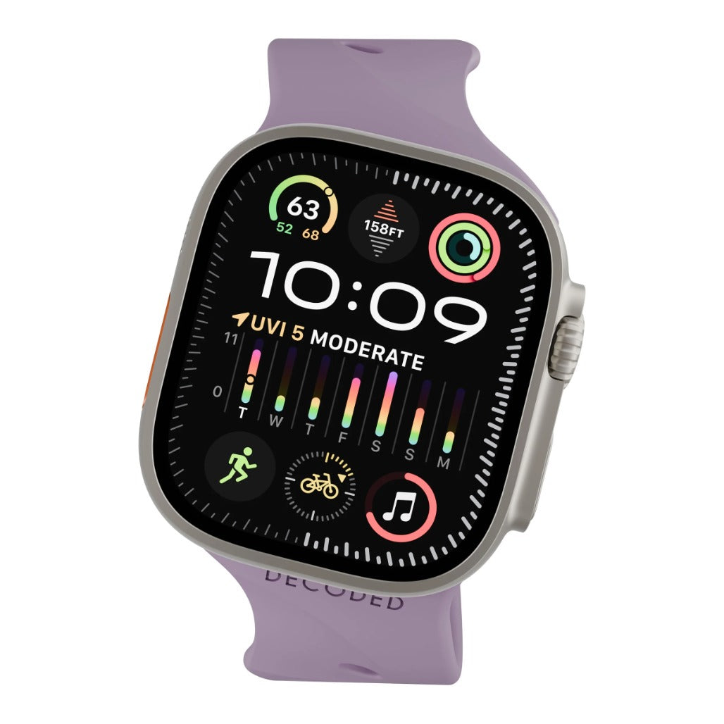 Decoded Silicone Ares Splice Buckle Watch Band | 44mm to 49mm
