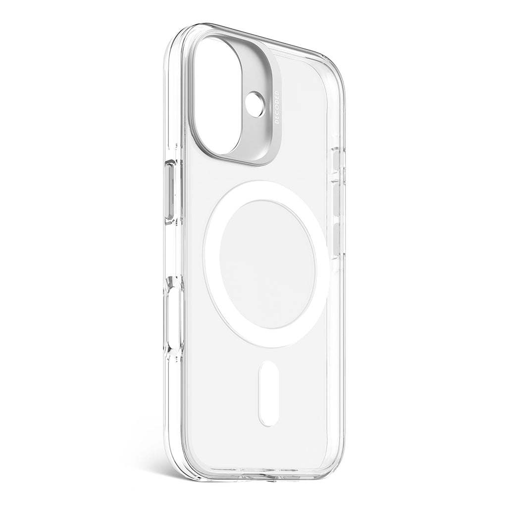 Decoded Clear Case for iPhone 17/ 16/ 15 and iPhone Air – MagSafe Compatible, 4m Drop Protection