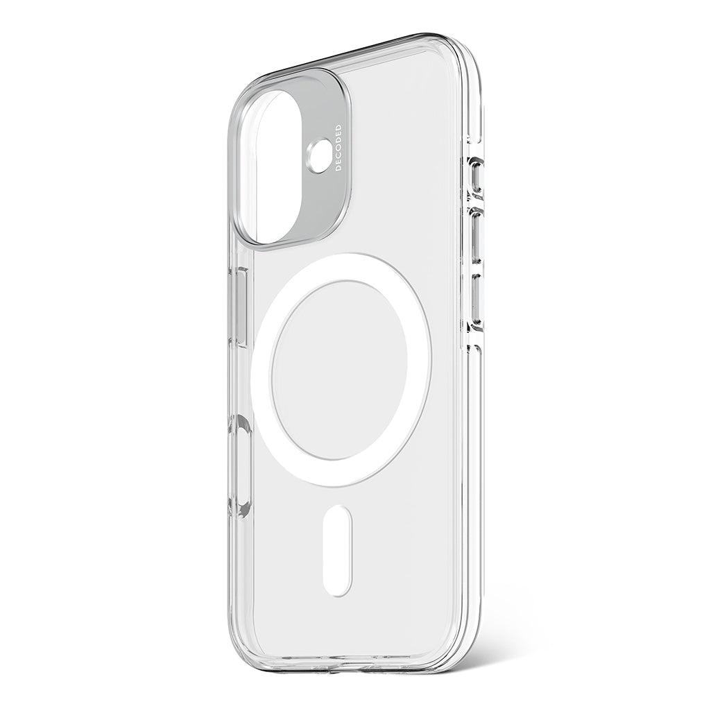 Decoded Clear Case for iPhone 17/ 16/ 15 and iPhone Air – MagSafe Compatible, 4m Drop Protection