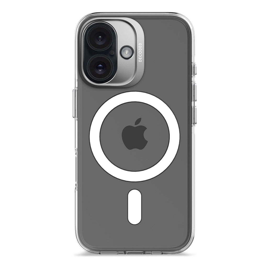 Decoded Clear Case for iPhone 17/ 16/ 15 and iPhone Air – MagSafe Compatible, 4m Drop Protection