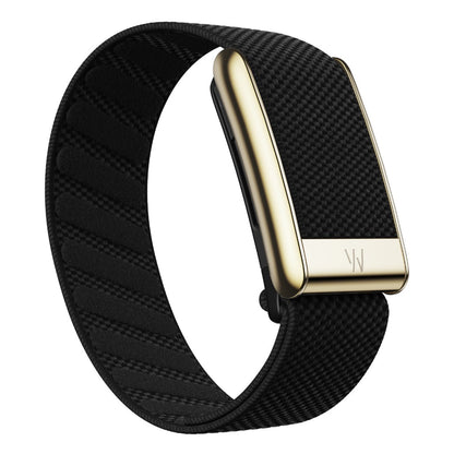 WHOOP 5.0 SuperKnit Luxe Band - Obsidian with Gold