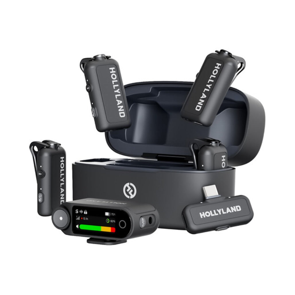 Hollyland LARK MAX 2 Combo - 4-Person Wireless Microphone System