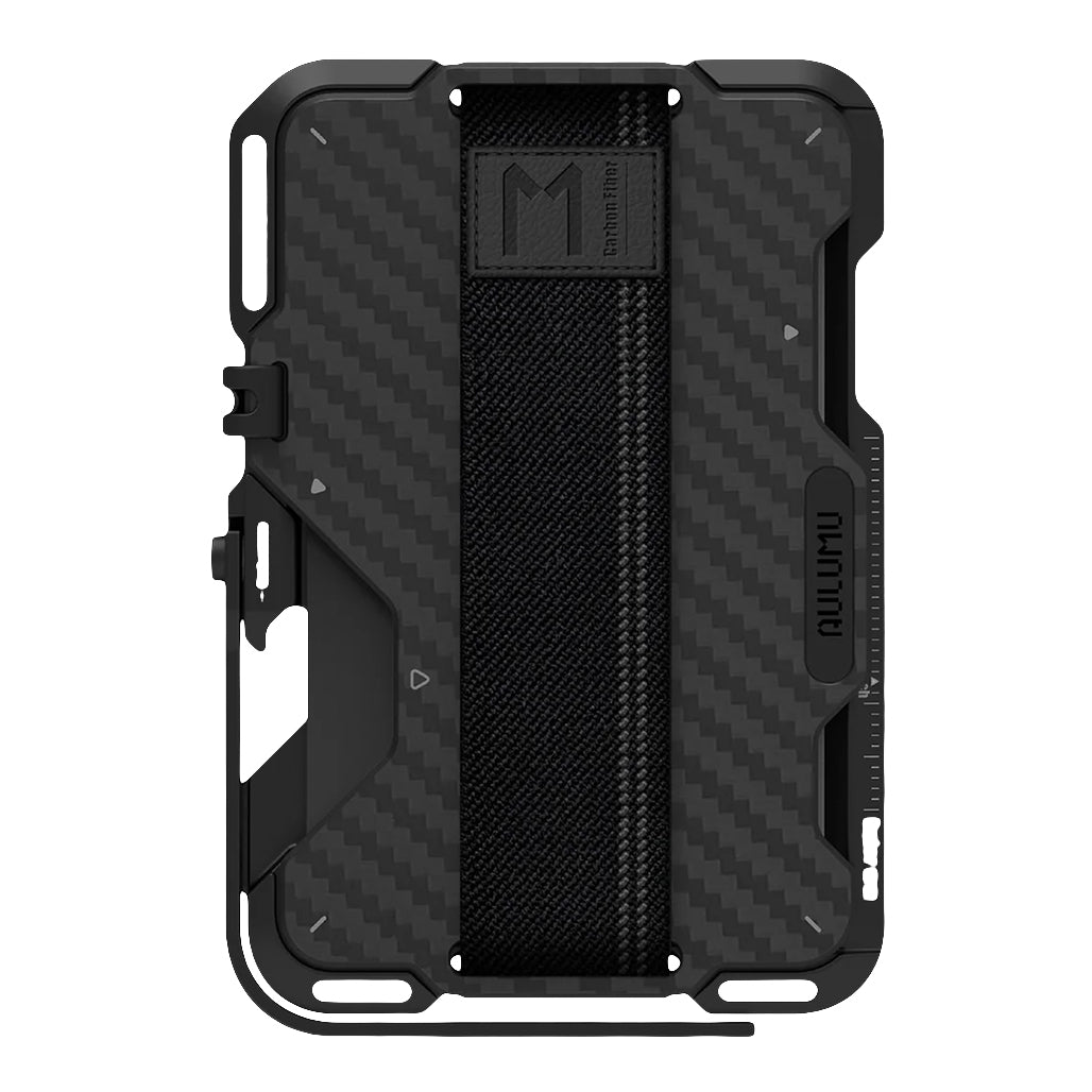 Aulumu G03 Multi-Tool Magnetic Metal Wallet | Carbon Fiber Cover | Magnetic