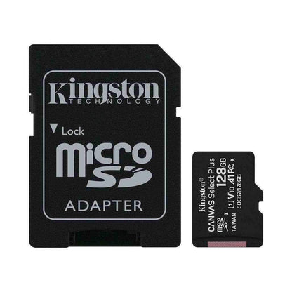 Kingston Canvas Select Plus Micro SD Card (SDXC) + SD Adapter - Pixel Zones