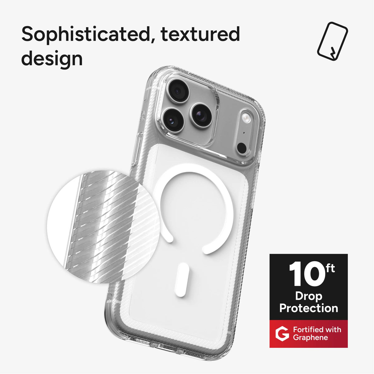 Zagg Luxe Snap For iPhone 18 Pro/18 Pro Max and iPhone 17 Pro/17 Pro Max - Clear