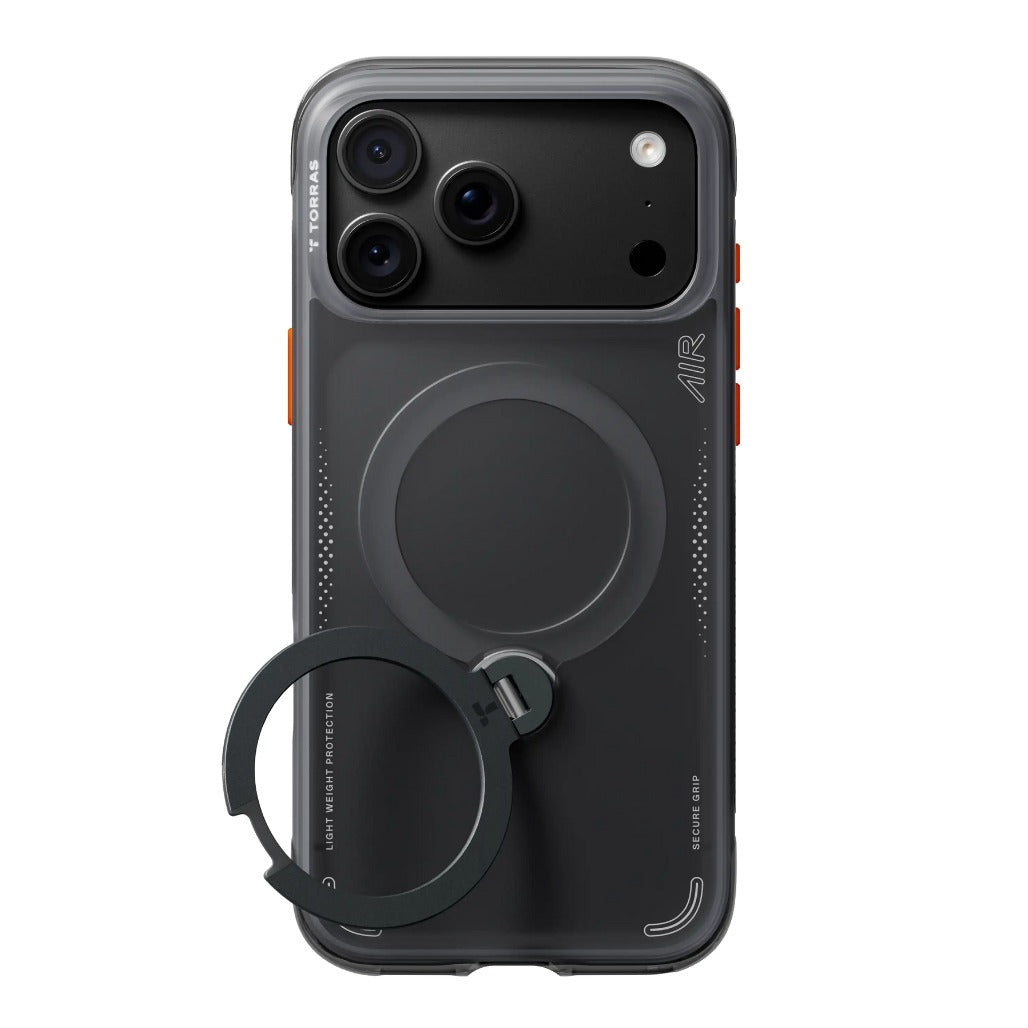 Torras Ostand Q3 Air for iPhone 18 Pro/18 Pro Max - Shadow Black