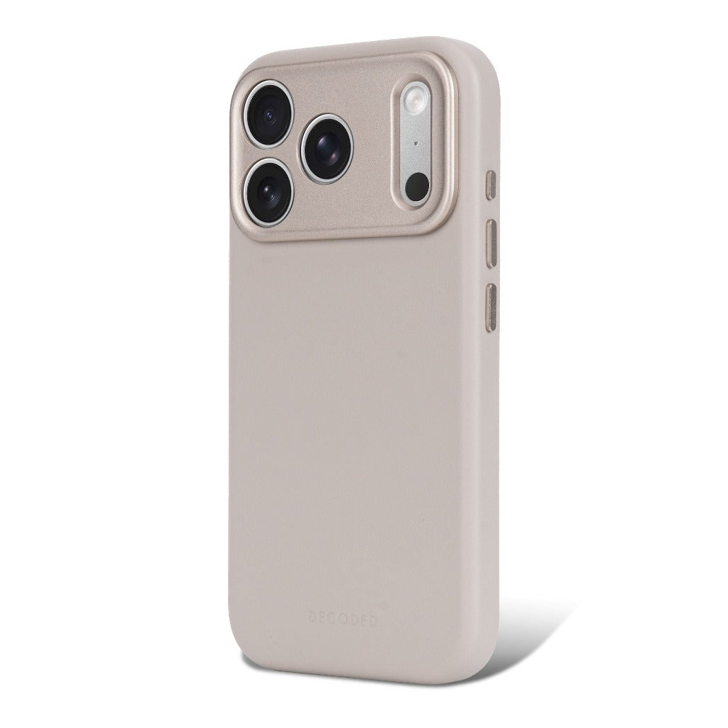 Decoded Leather Case - Taupe - iPhone 18 Pro/18 Pro Max