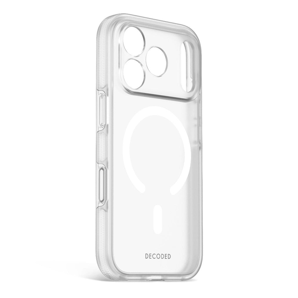 Decoded DropTec Clear Case - Frosted White - iPhone 18 Pro/18 Pro Max