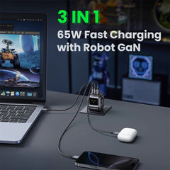 UGREEN Uno Charger 65W (Black) - 25685B