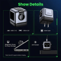 UGREEN Uno Charger 65W (Black) - 25685B