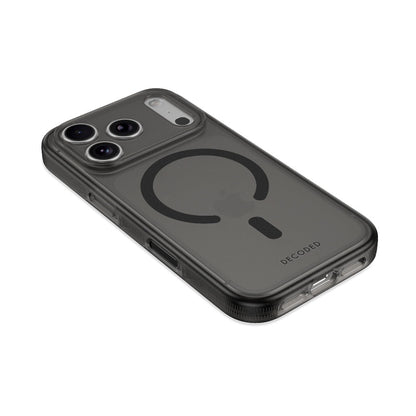Decoded DropTec Clear Case - Frosted Black - iPhone 18 Pro/18 Pro Max