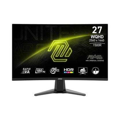 MSI MAG 27CQ6F 27" WQHD 180Hz Gaming Monitor Ultra-Smooth Performance for Competitive Gamers