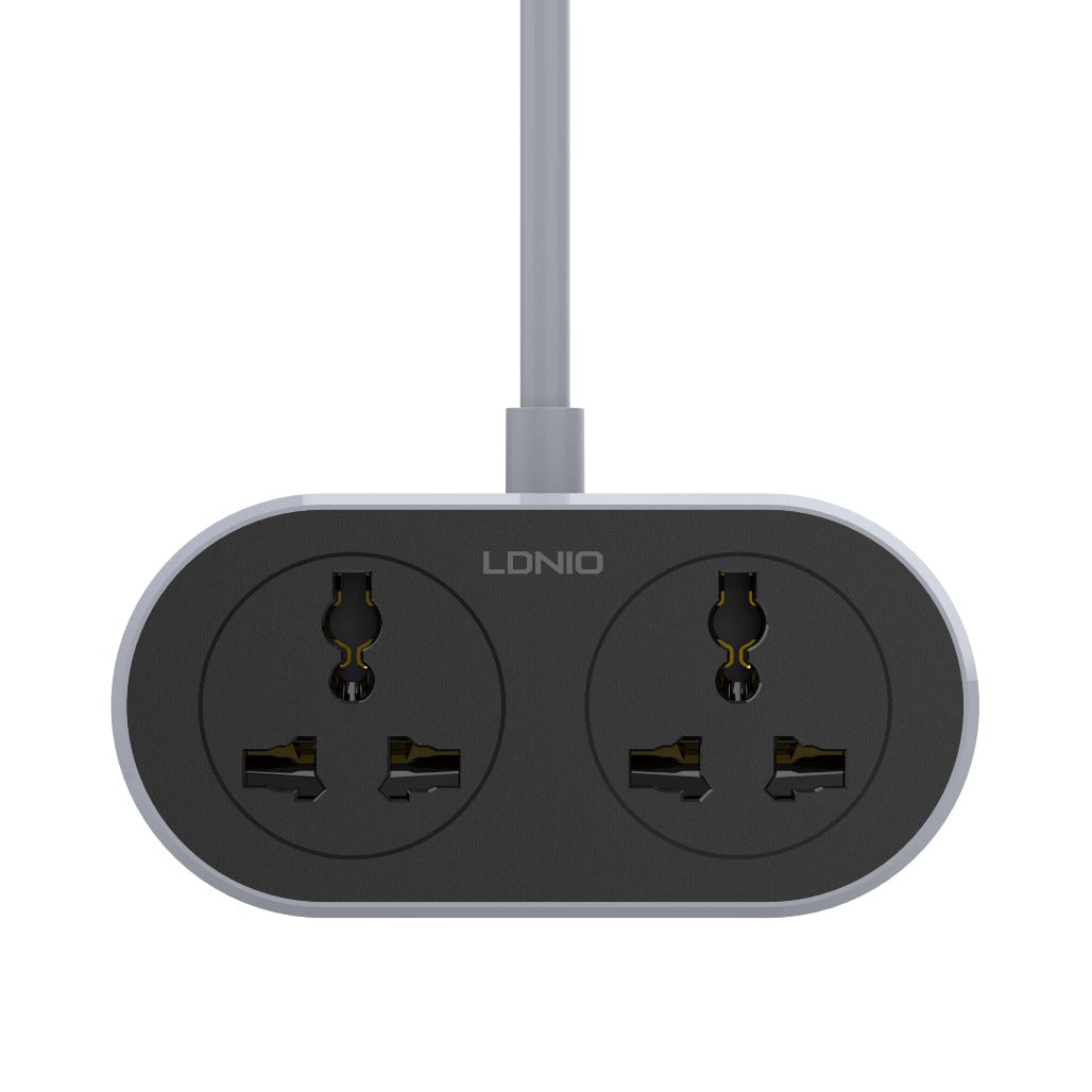 LDNIO 2 AC Outlet Universal Extension Power Socket 10M - SC2018-10M